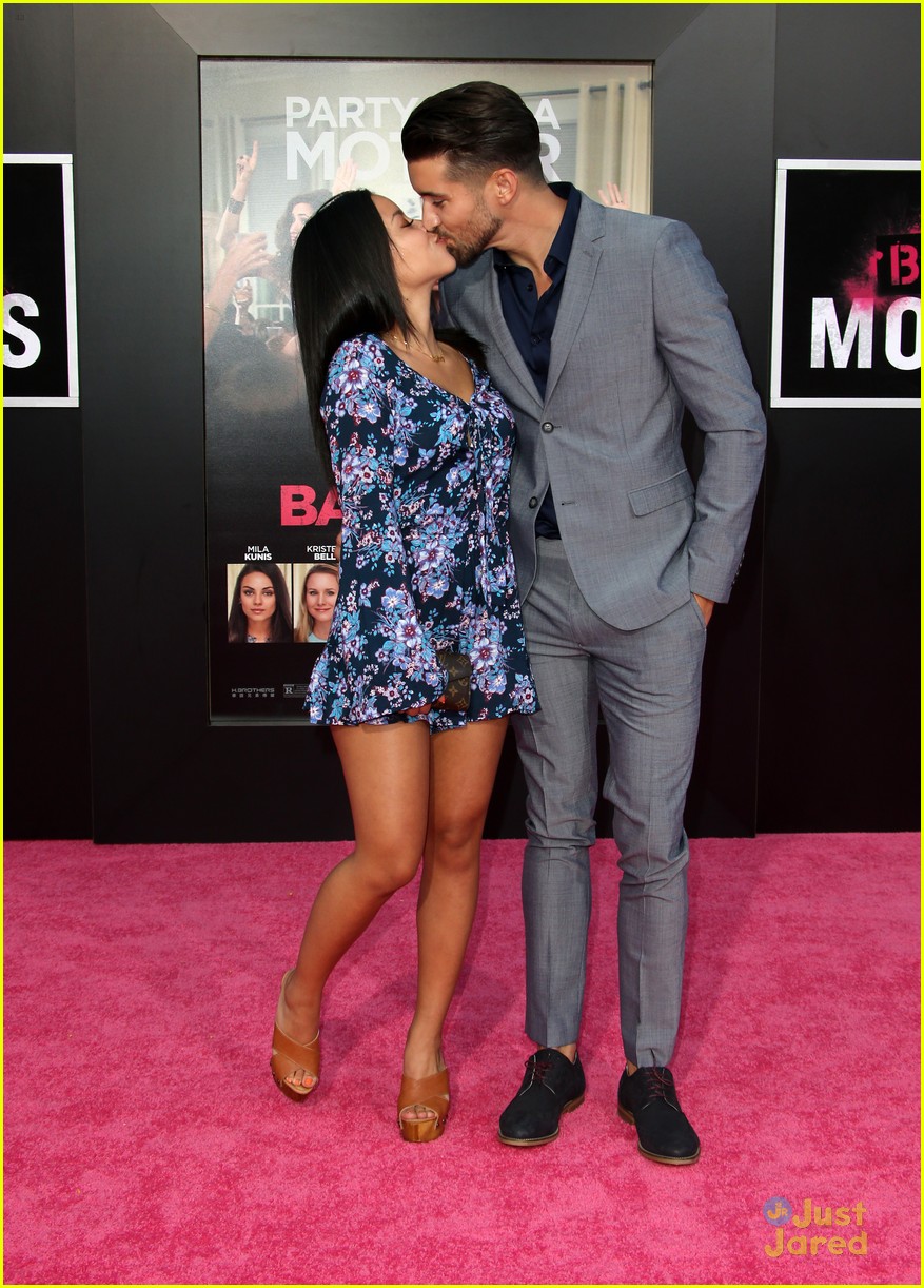 Cierra Ramirez & Allison Holker Bring Their Guys To 'Bad Moms' Premiere