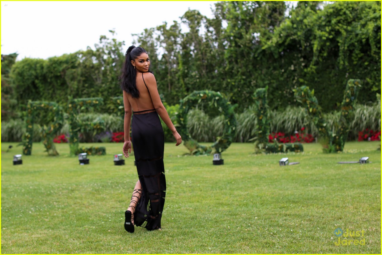 Hailey Baldwin Parties It Up in Hamptons at REVOLVE Summer Splash Party