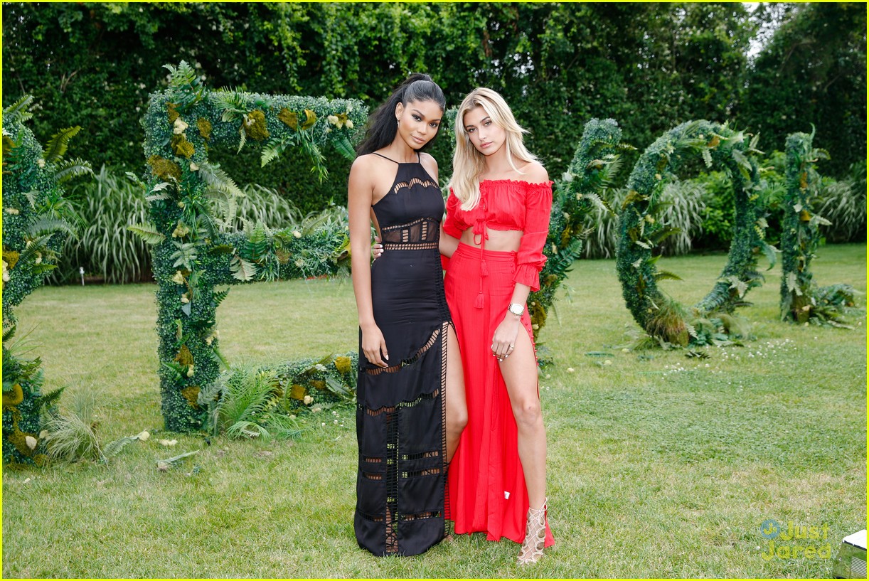 Hailey Baldwin Parties It Up in Hamptons at REVOLVE Summer Splash Party
