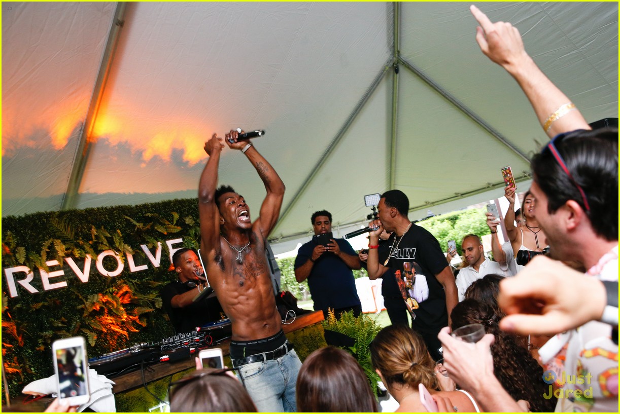 Hailey Baldwin Parties It Up in Hamptons at REVOLVE Summer Splash Party