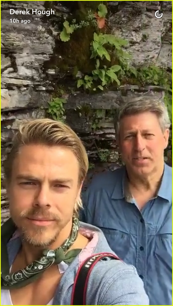 Derek Hough Visits Three National Parks in Three Days, Documents it on Snapchat!