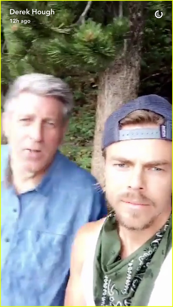 Derek Hough Visits Three National Parks in Three Days, Documents it on Snapchat!