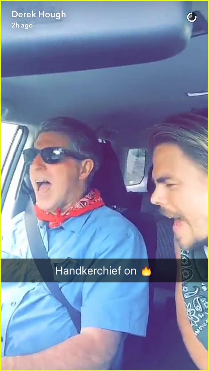 Derek Hough Visits Three National Parks in Three Days, Documents it on Snapchat!