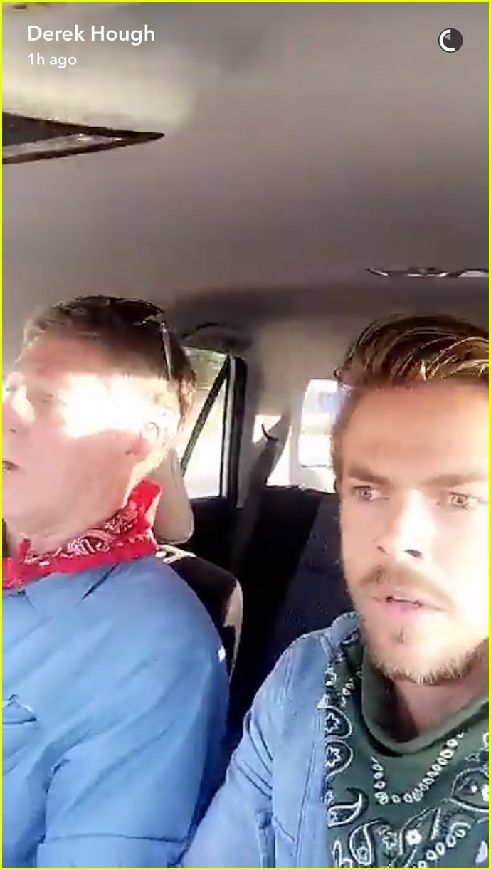 Derek Hough Visits Three National Parks in Three Days, Documents it on Snapchat!