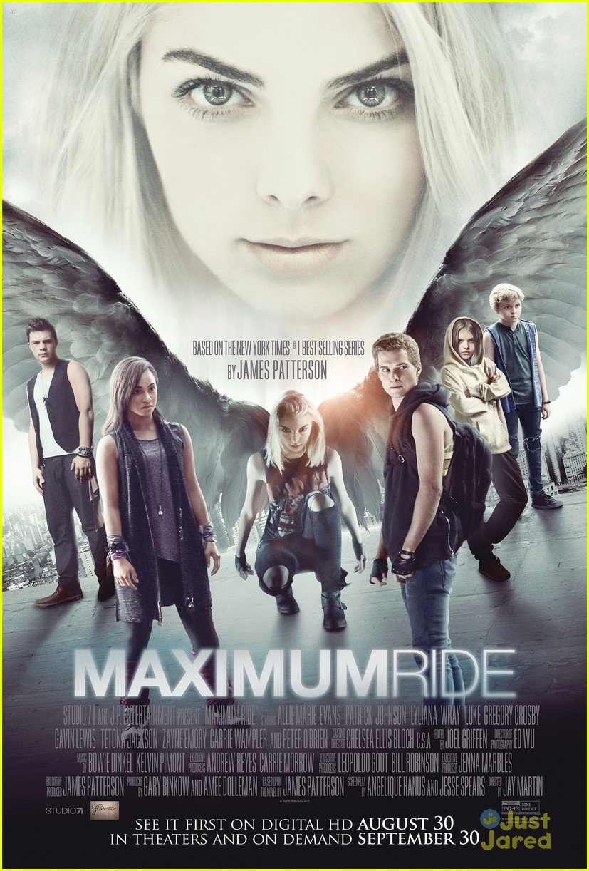 James Patterson's 'Maximum Ride' Movie Adaption Gets Poster & Trailer - Watch Now!