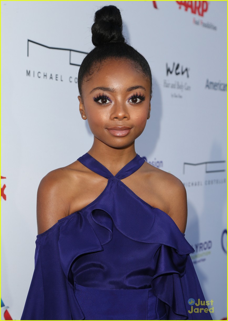 Skai Jackson Goes Off The Shoulder For DesignCare Gala 2016 with Monique Coleman