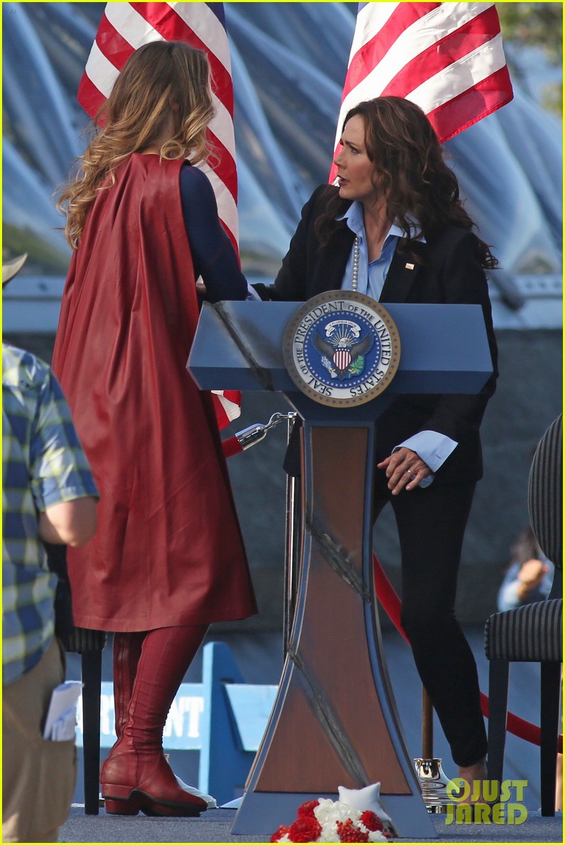 Melissa Benoist Films First Scenes With Lynda Carter on 'Supergirl'