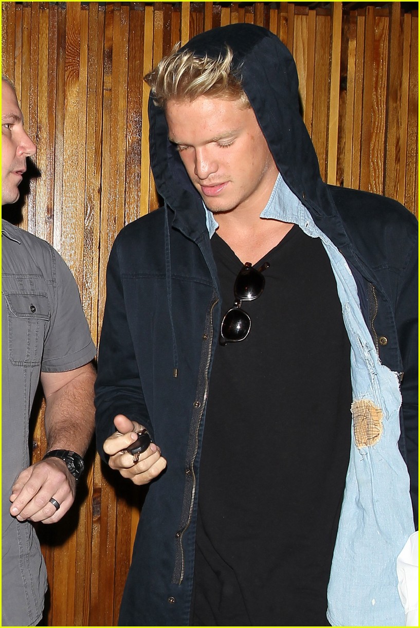 Brooklyn Beckham & Cody Simpon Meet Up For Dinner at The Nice Guy