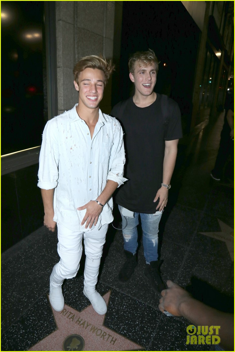 Cameron Dallas & Jake Paul Have Boys Night Out in Hollywood