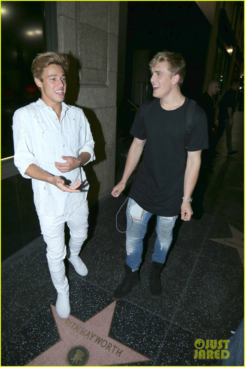 Cameron Dallas & Jake Paul Have Boys Night Out in Hollywood