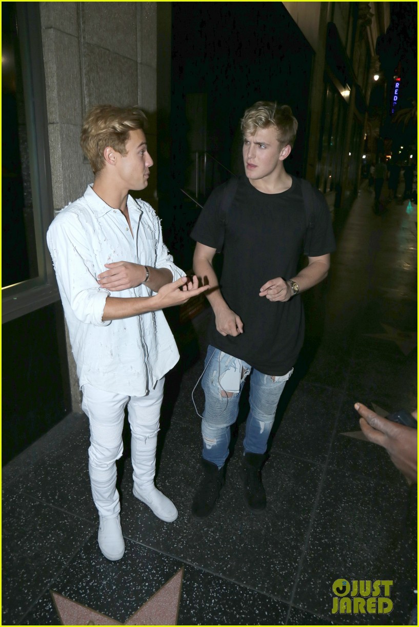 Cameron Dallas & Jake Paul Have Boys Night Out in Hollywood