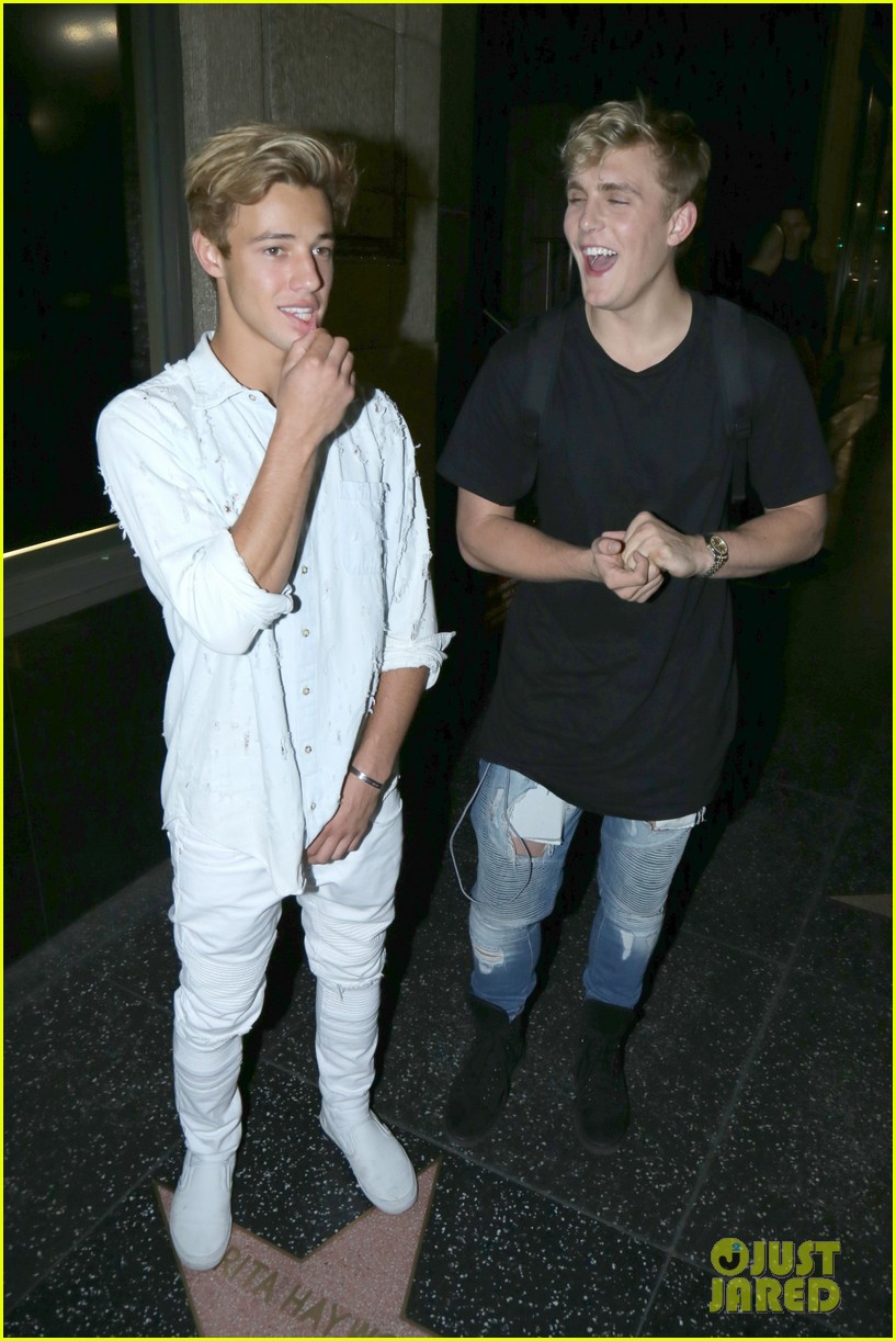 Cameron Dallas & Jake Paul Have Boys Night Out in Hollywood