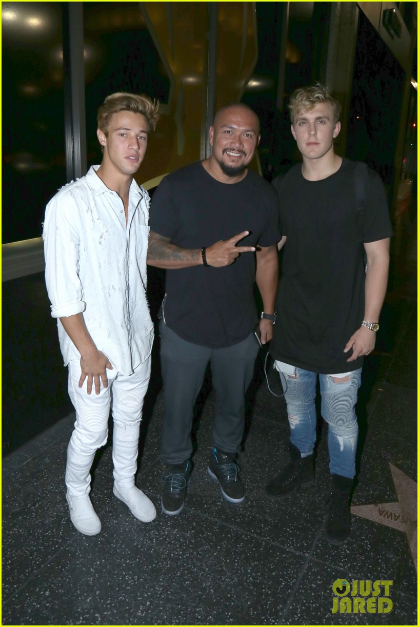 Cameron Dallas & Jake Paul Have Boys Night Out in Hollywood