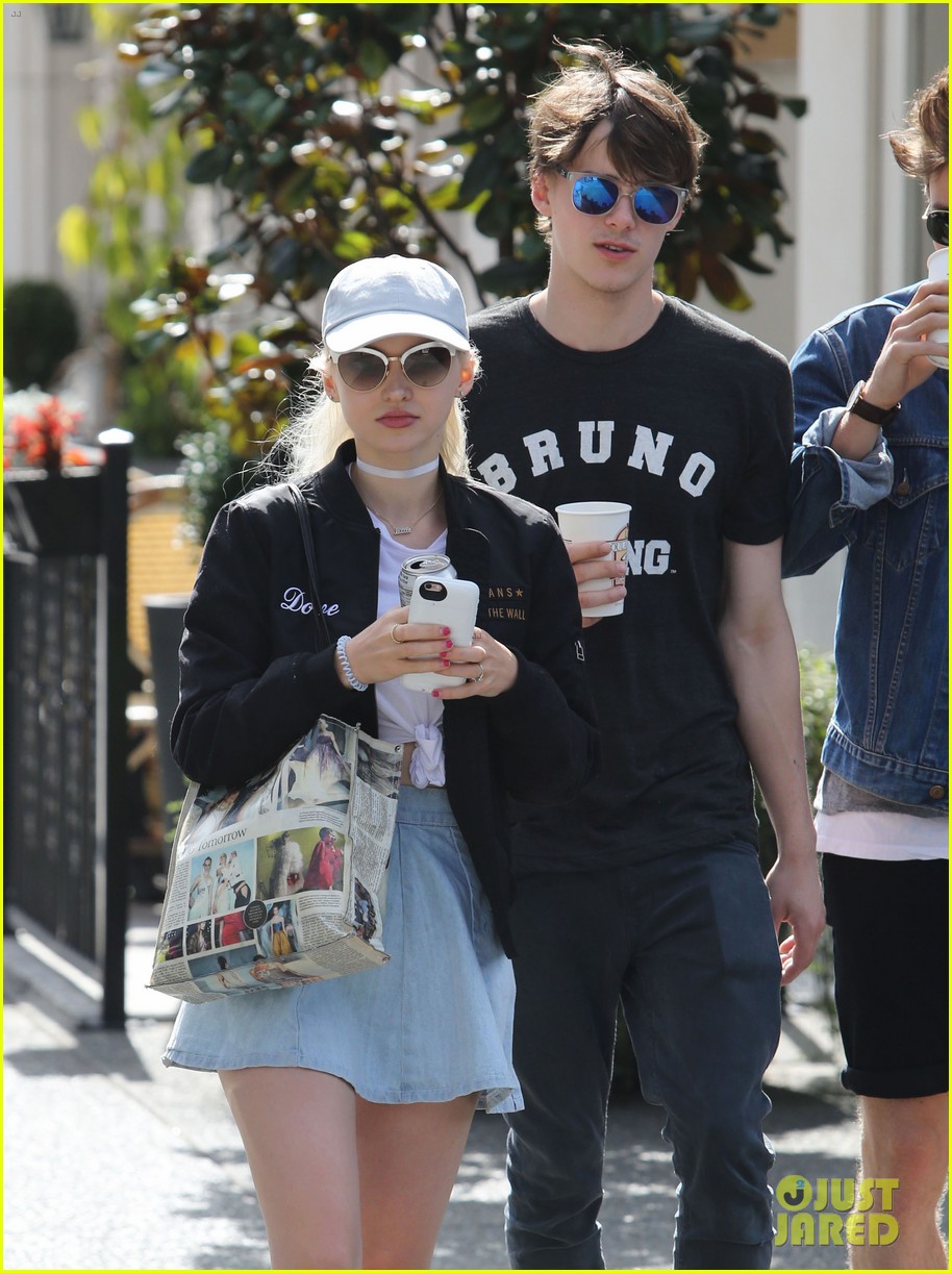 Dove Cameron & Mitchell Hope Grab Breakfast Together in Vancouver