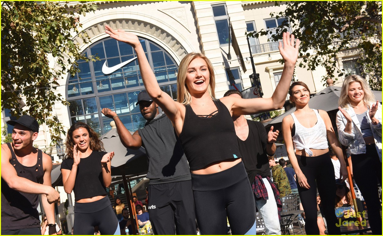 Sharna Burgess, Witney Carson & Val Chmerkovskiy Host DWTS Dance Lab at The Grove