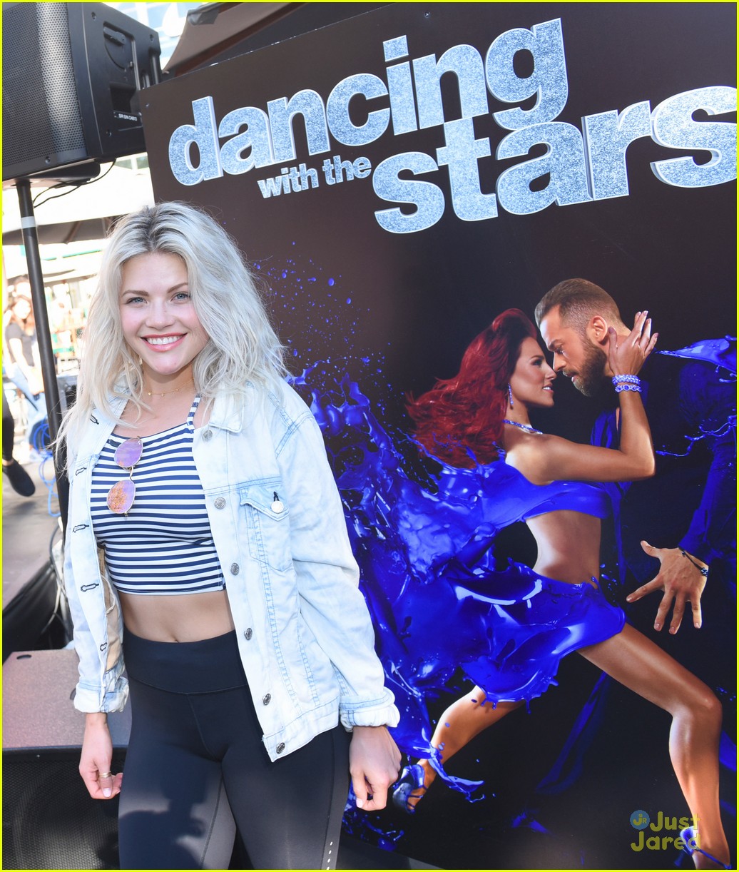 Sharna Burgess, Witney Carson & Val Chmerkovskiy Host DWTS Dance Lab at The Grove