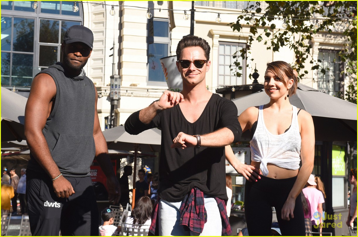 Sharna Burgess, Witney Carson & Val Chmerkovskiy Host DWTS Dance Lab at The Grove