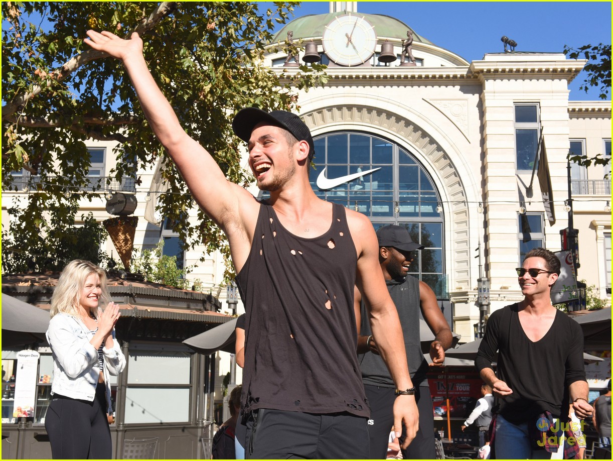 Sharna Burgess, Witney Carson & Val Chmerkovskiy Host DWTS Dance Lab at The Grove