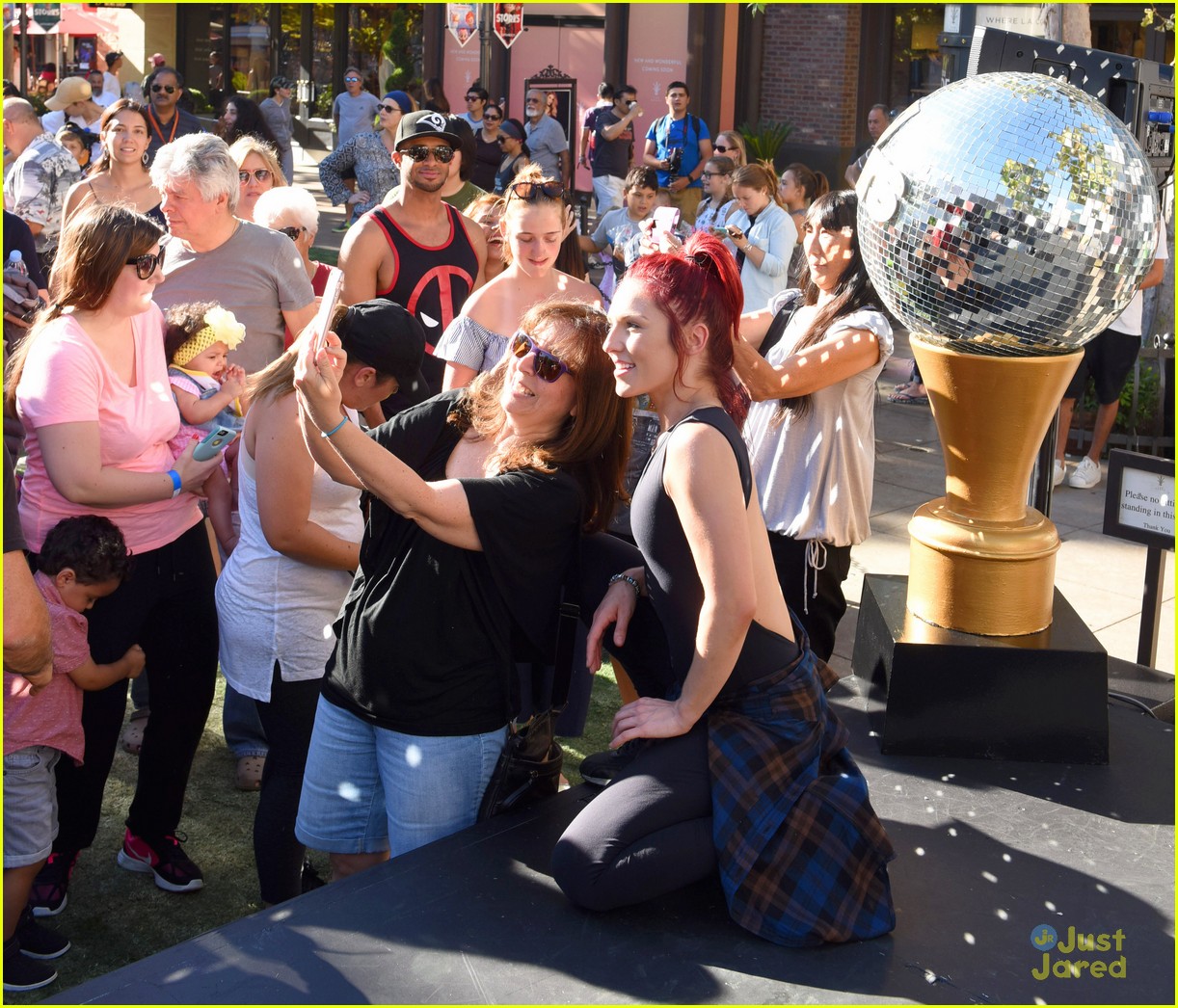 Sharna Burgess, Witney Carson & Val Chmerkovskiy Host DWTS Dance Lab at The Grove