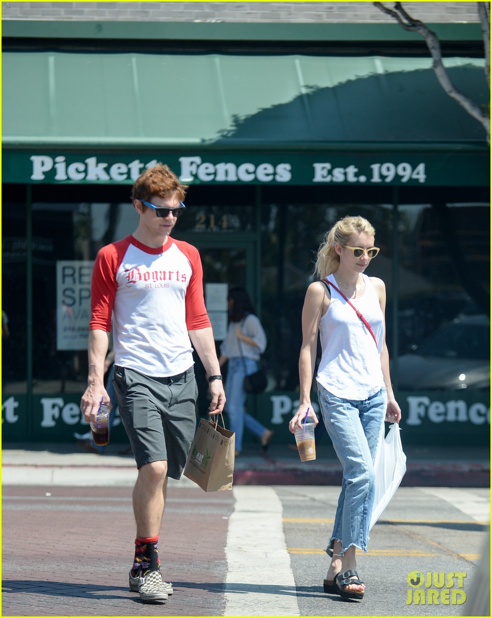 Emma Roberts & Evan Peters Spend the Afternoon Together!
