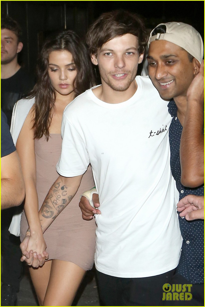 Louis Tomlinson Holds Hands With Danielle Campbell for London Night Out