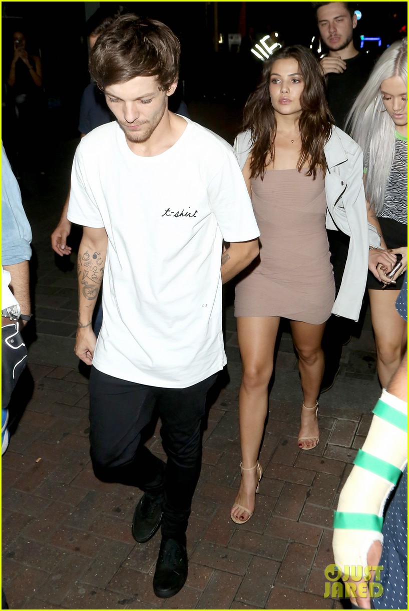 Louis Tomlinson Holds Hands With Danielle Campbell for London Night Out