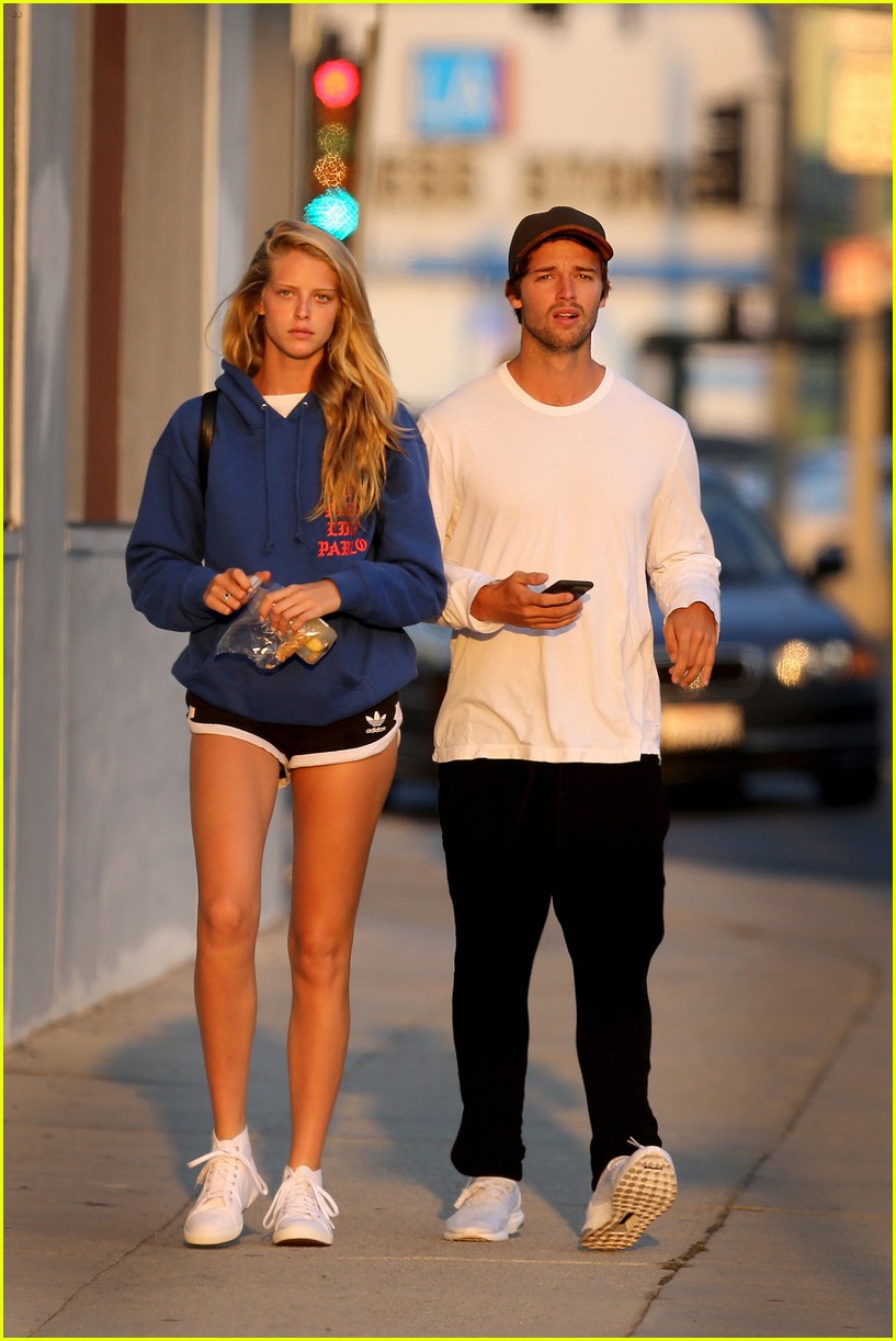 Patrick Schwarzenegger & Abby Champion Couple Up at a Concert