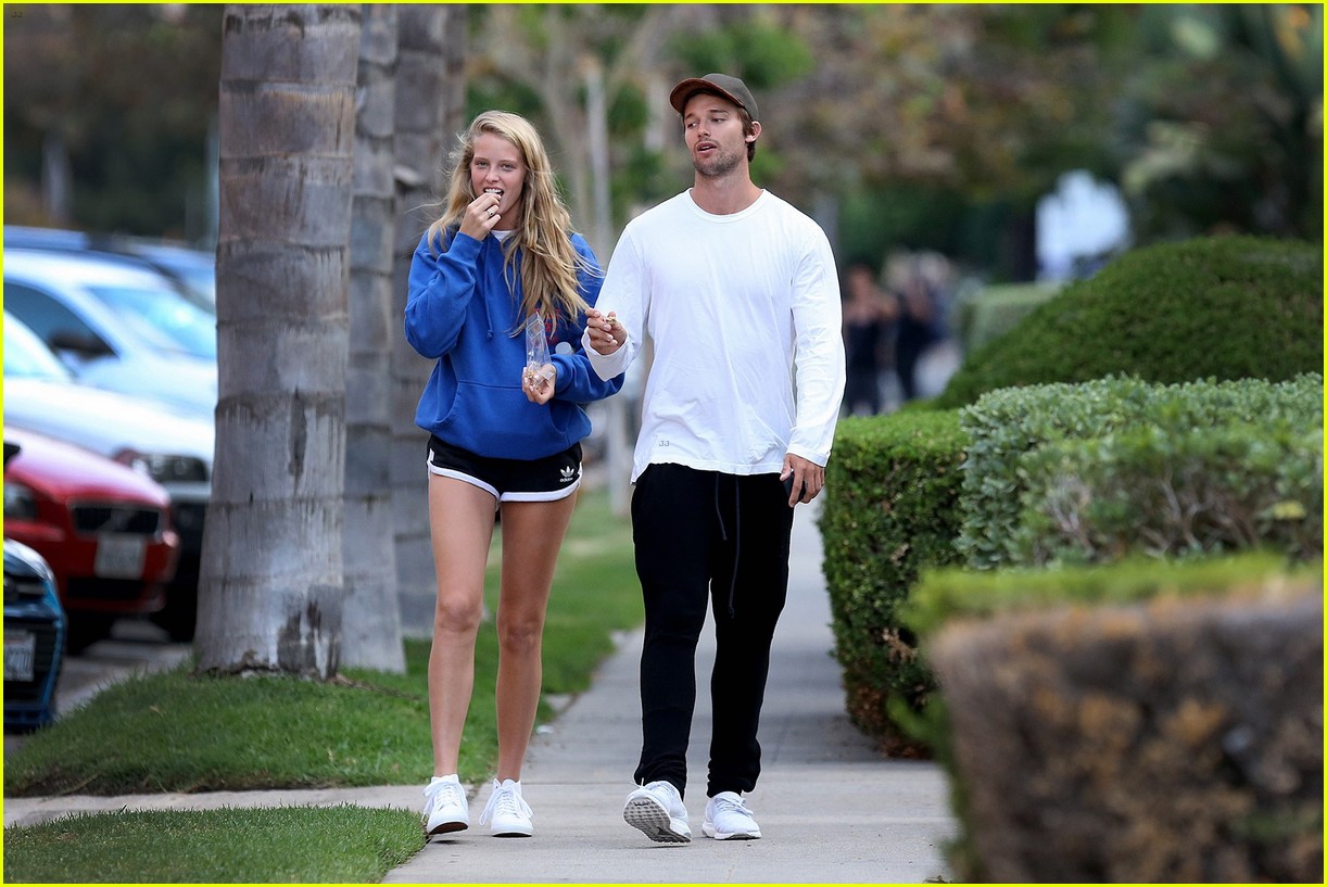 Patrick Schwarzenegger & Abby Champion Couple Up at a Concert