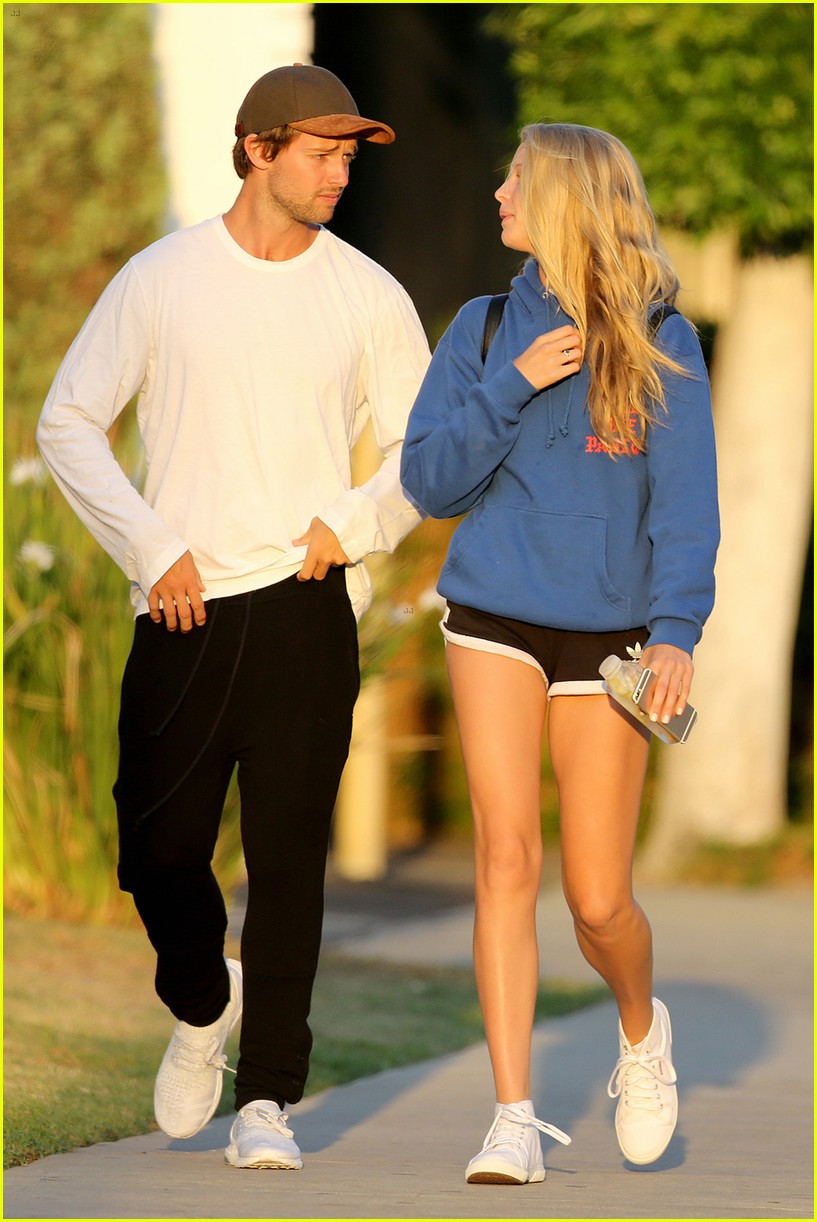Patrick Schwarzenegger & Abby Champion Couple Up at a Concert