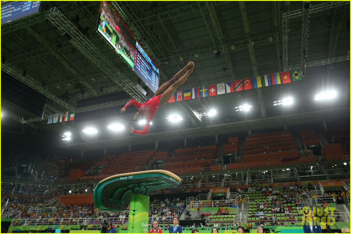 Simone Biles Wins Gold Medal In Vault at Rio Olympics!
