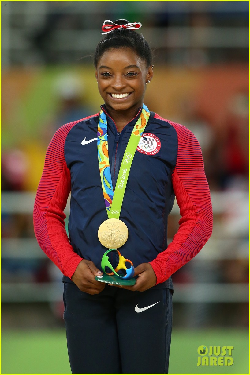 Simone Biles Wins Gold Medal In Vault at Rio Olympics!