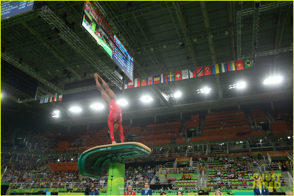 Simone Biles Wins Gold Medal In Vault at Rio Olympics!