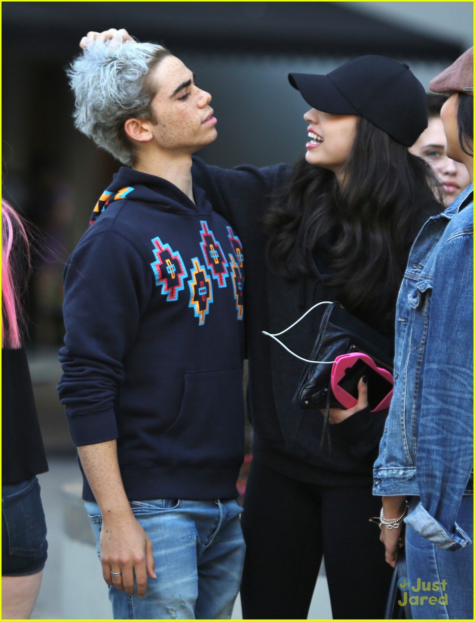 Sofia Carson & Cameron Boyce Join 'Descendants' Co-stars For Dinner