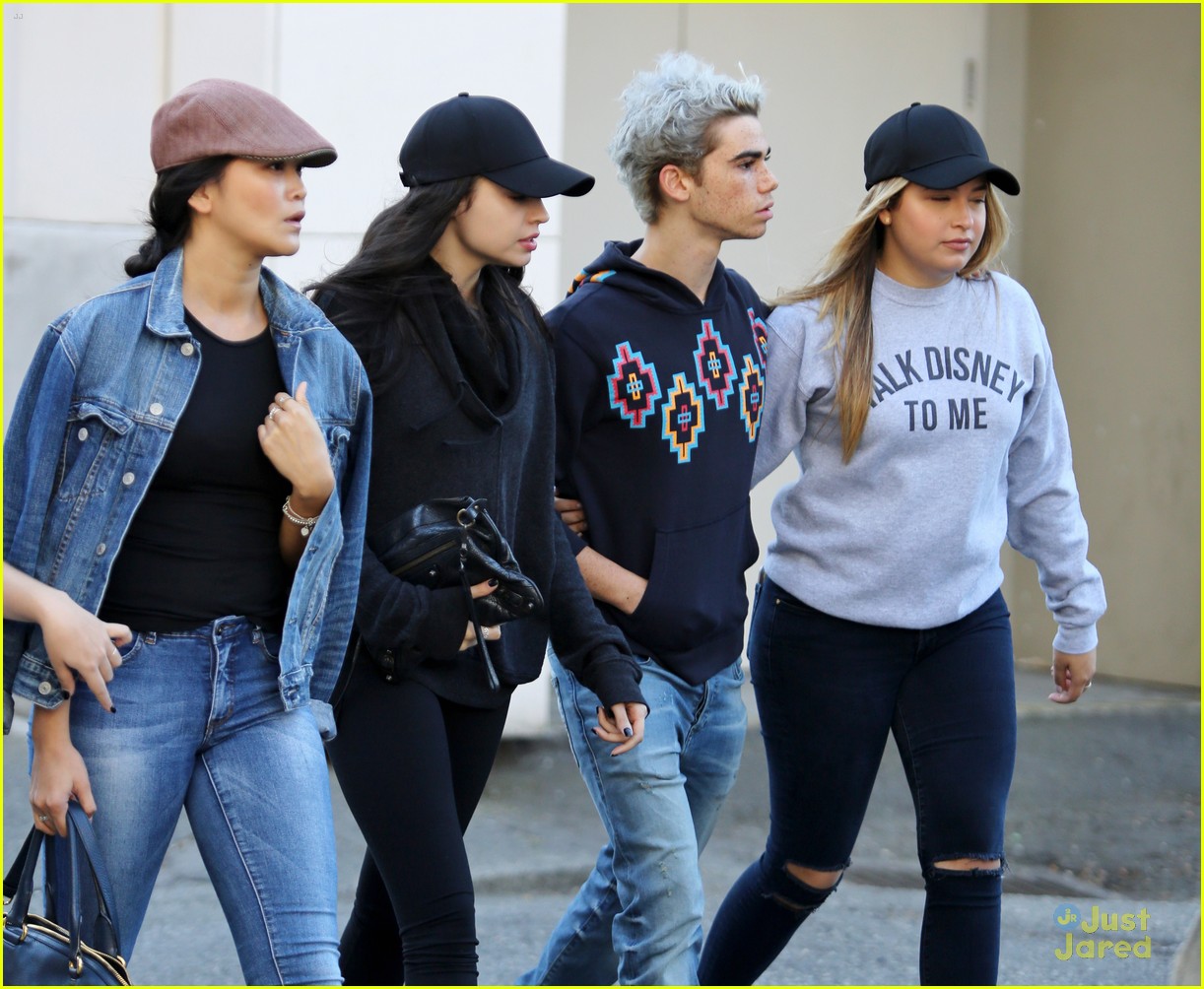 Sofia Carson & Cameron Boyce Join 'Descendants' Co-stars For Dinner