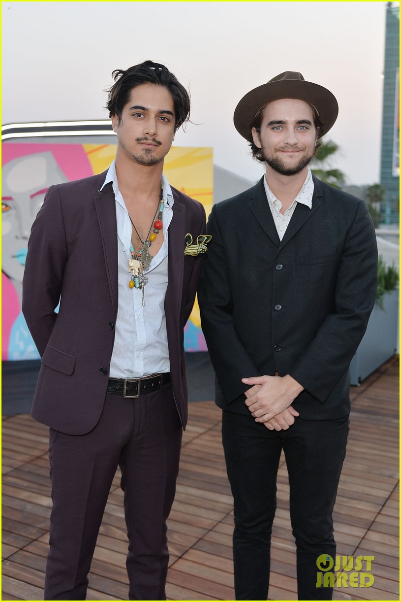 Avan Jogia Supports Zoey Deutch at Harper by Harper's Bazaar Party