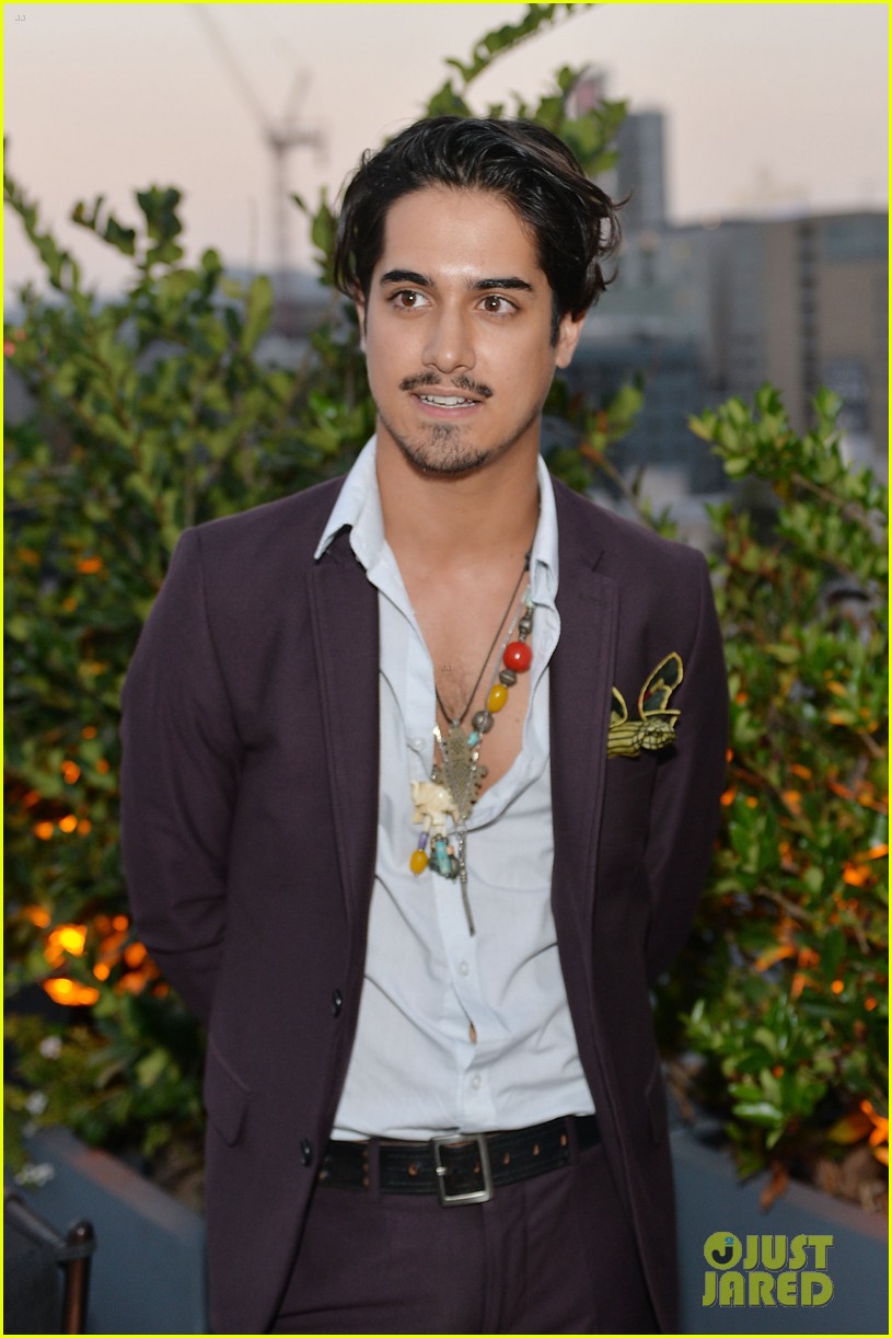 Avan Jogia Supports Zoey Deutch at Harper by Harper's Bazaar Party