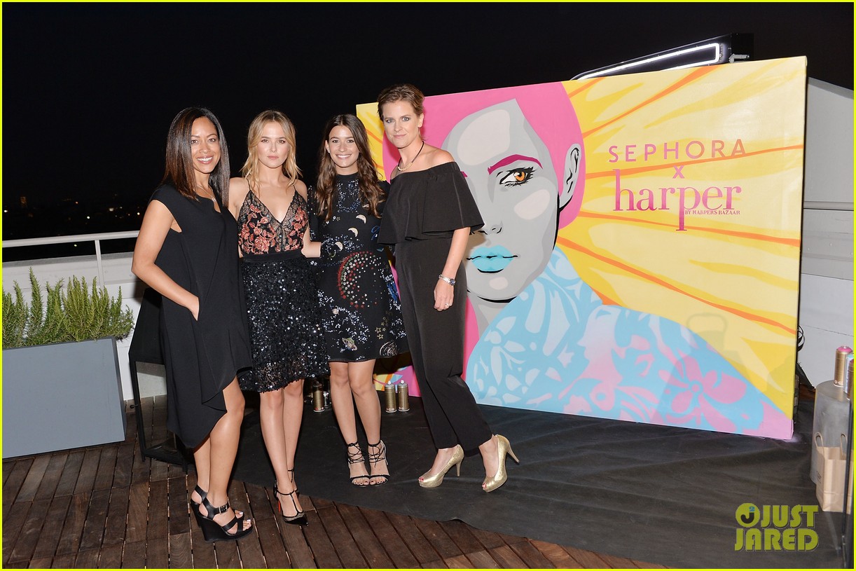 Avan Jogia Supports Zoey Deutch at Harper by Harper's Bazaar Party