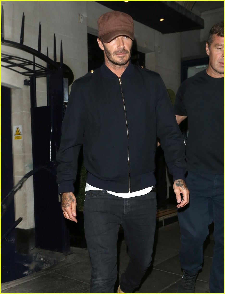Brooklyn Beckham Joins Dad David at a Concert