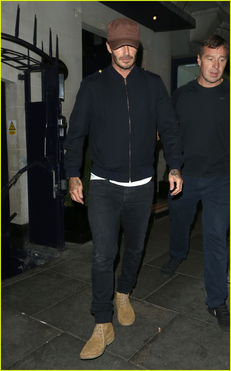 Brooklyn Beckham Joins Dad David at a Concert