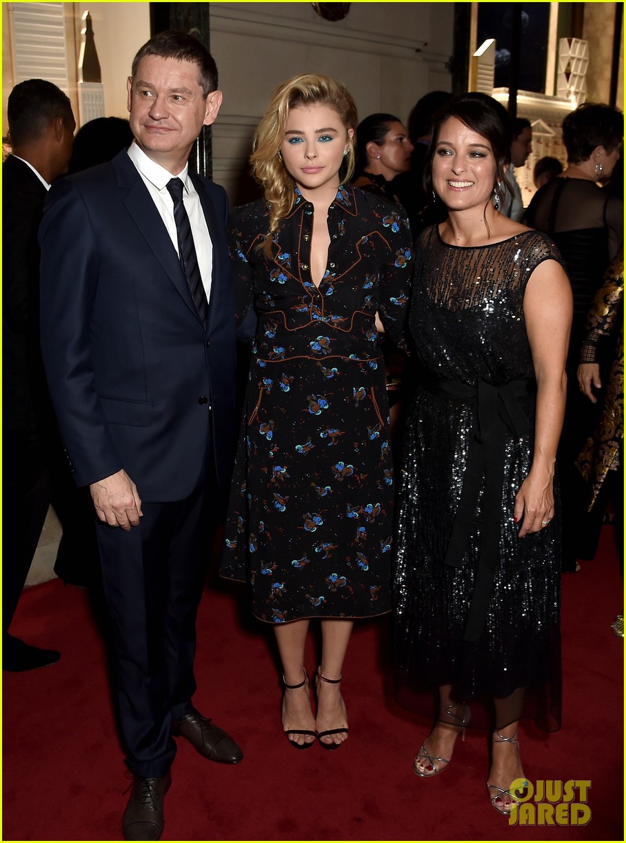Chloe Moretz Steps Out for Cartier Reopening With Katie Cassidy