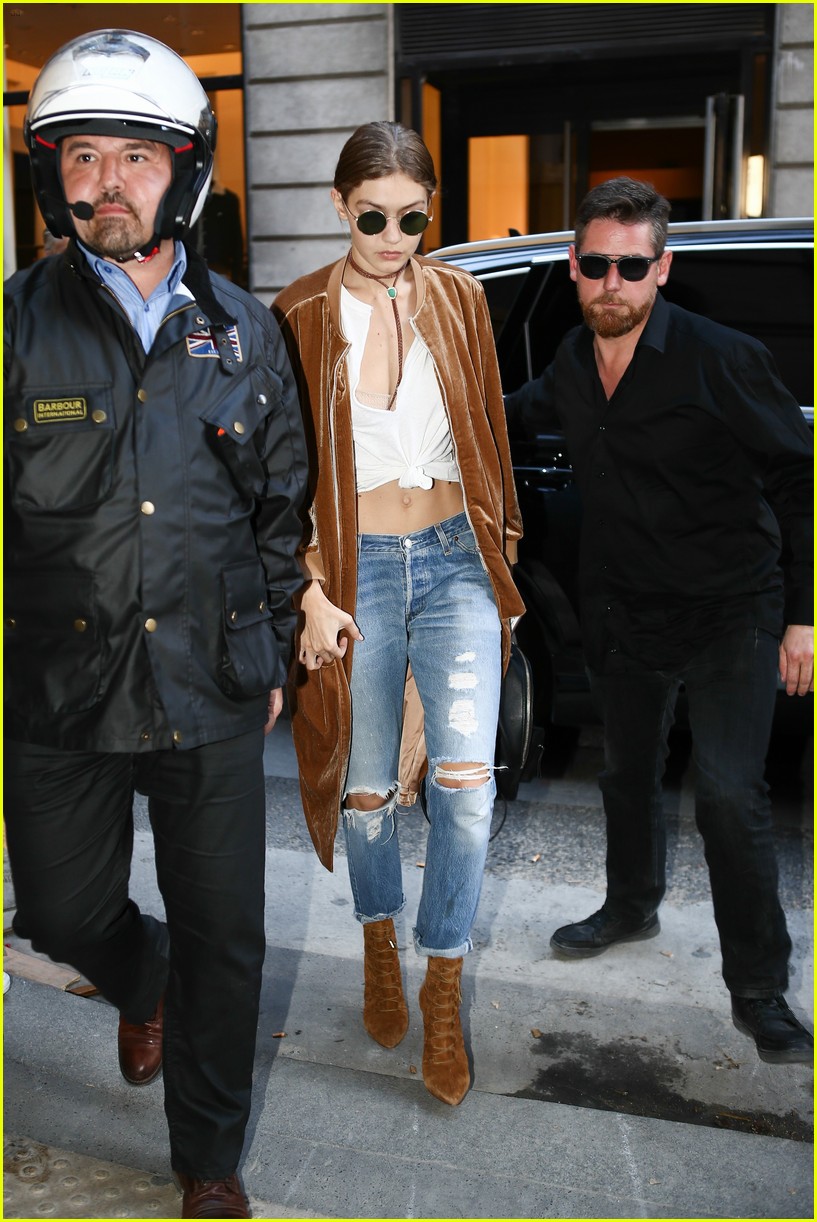 Gigi Hadid is a Balmain Beauty in Paris!
