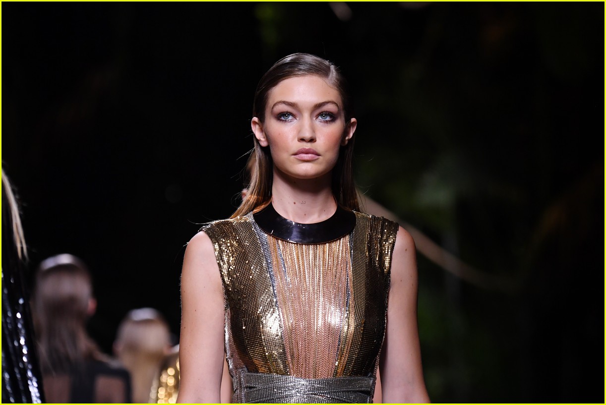 Gigi Hadid is a Balmain Beauty in Paris!