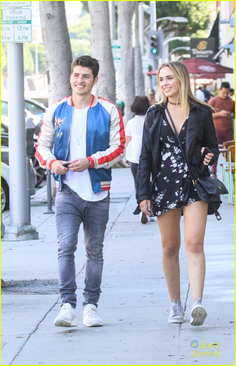 Gregg Sulkin Hangs With Model Lyzy Adler After Wrapping 'Drink Slay Love'