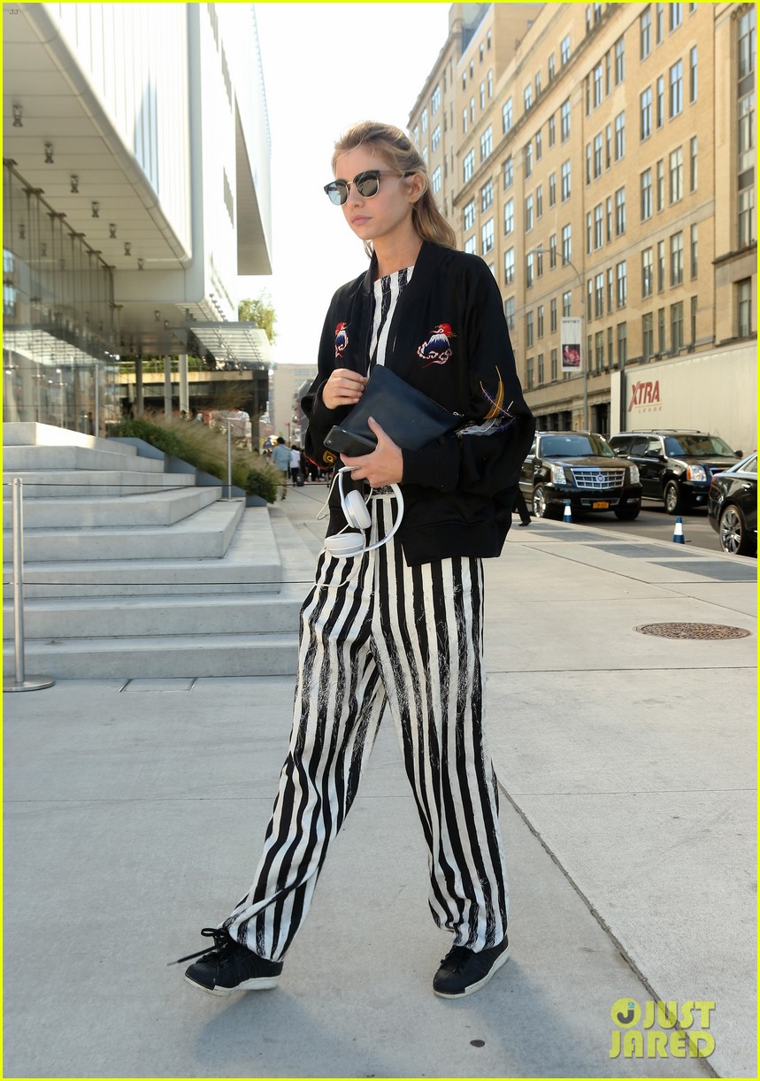 Hailey Baldwin Hits The Runway in Tory Burch's Show During NYFW!