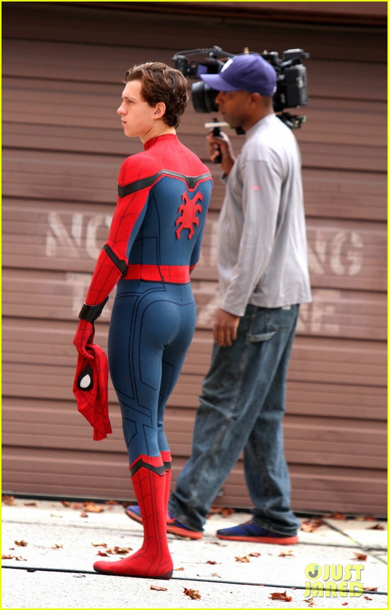 Tom Holland Hits the Streets Filming 'Spider-Man: Homecoming'