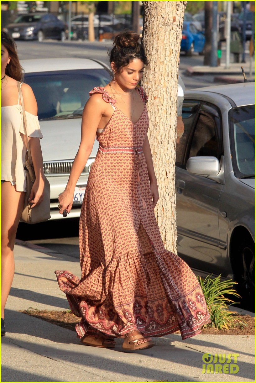 Vanessa Hudgens Dances In The Rain in LA
