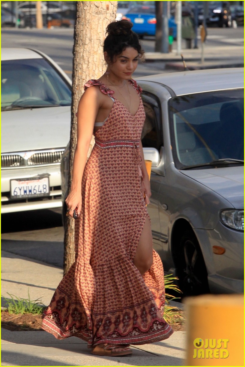 Vanessa Hudgens Dances In The Rain in LA