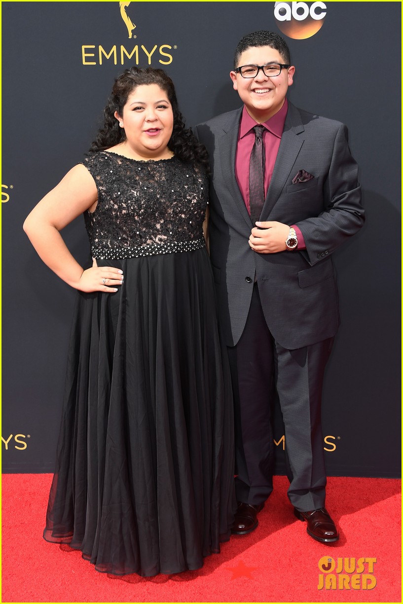 Rico Rodriguez Brings Sister Raini To Emmy Awards 2016