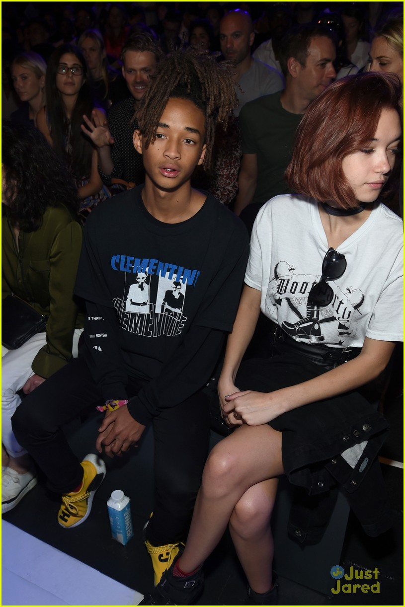 Jaden Smith & Sarah Snyder Sit Front Row at Hood by Air NYFW Presentation