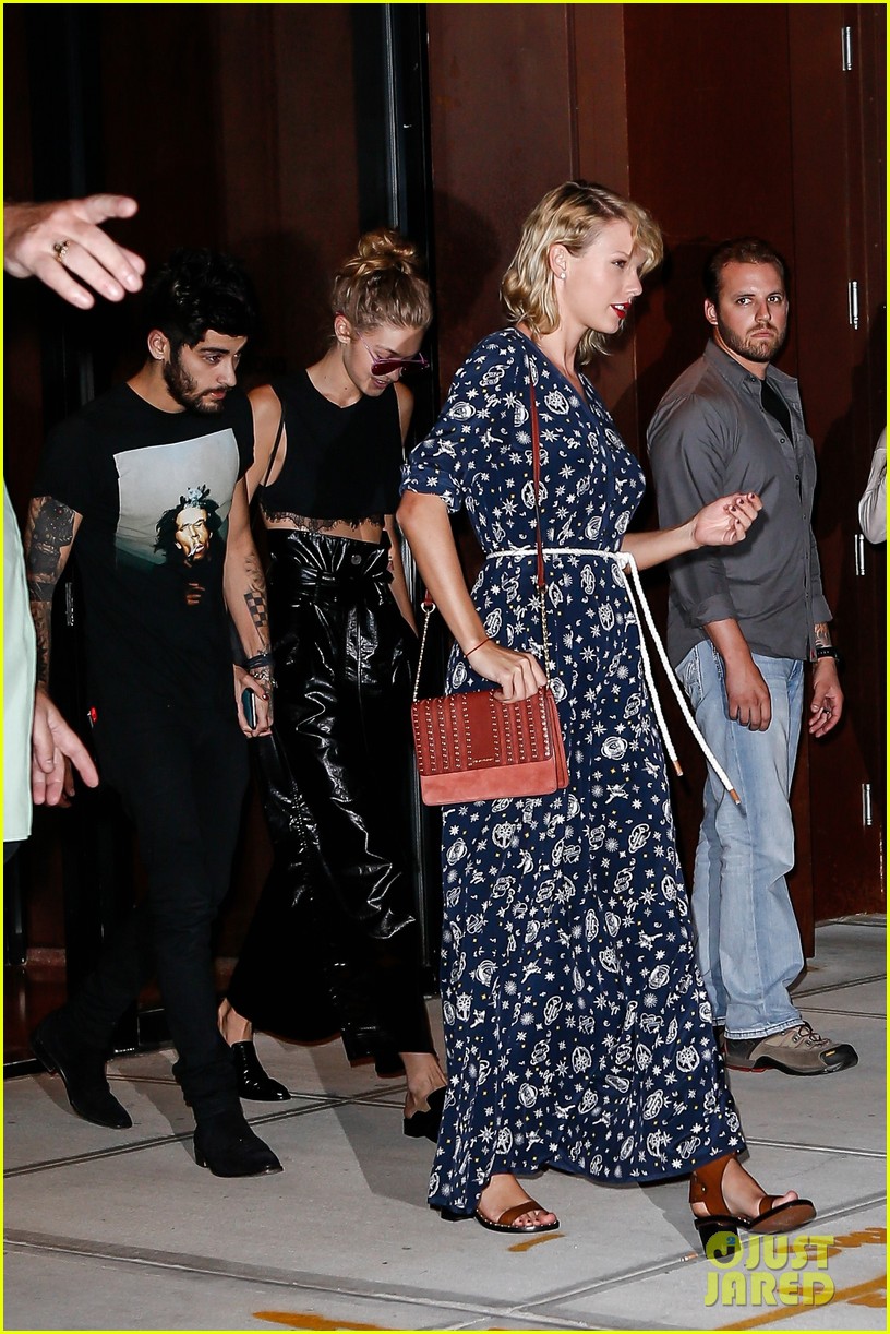 Gigi Hadid & Zayn Malik Hang Out at Taylor Swift's Place!